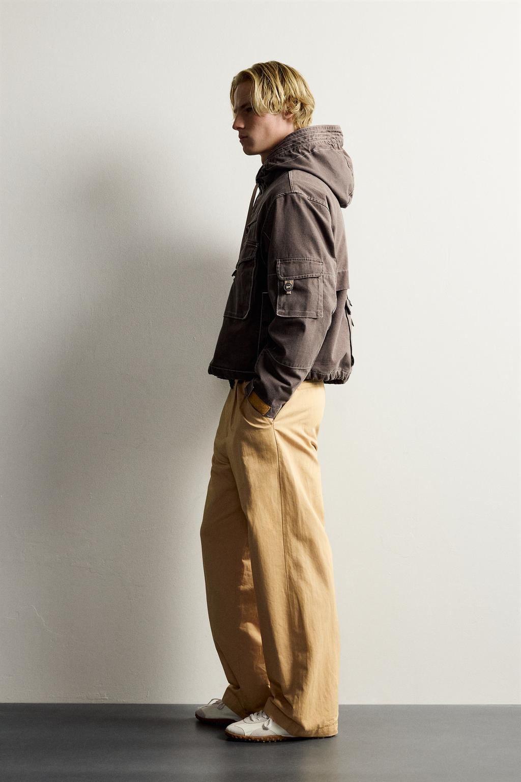 CROPPED FIT UTILITY POCKET JACKET